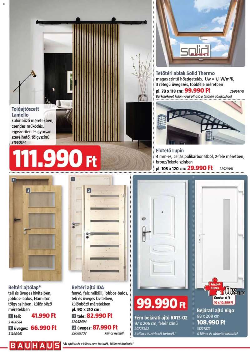Bauhaus Bauhaus akciós újság 18 oldal