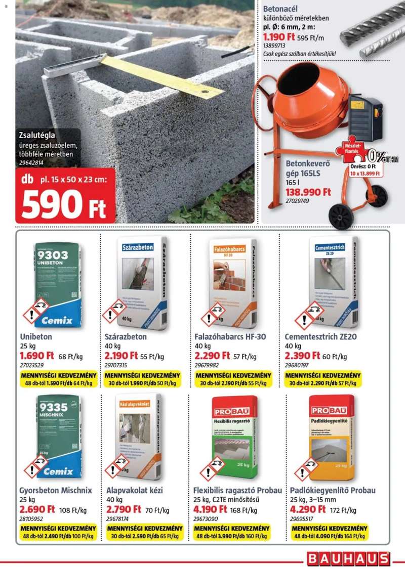 Bauhaus Bauhaus akciós újság 19 oldal