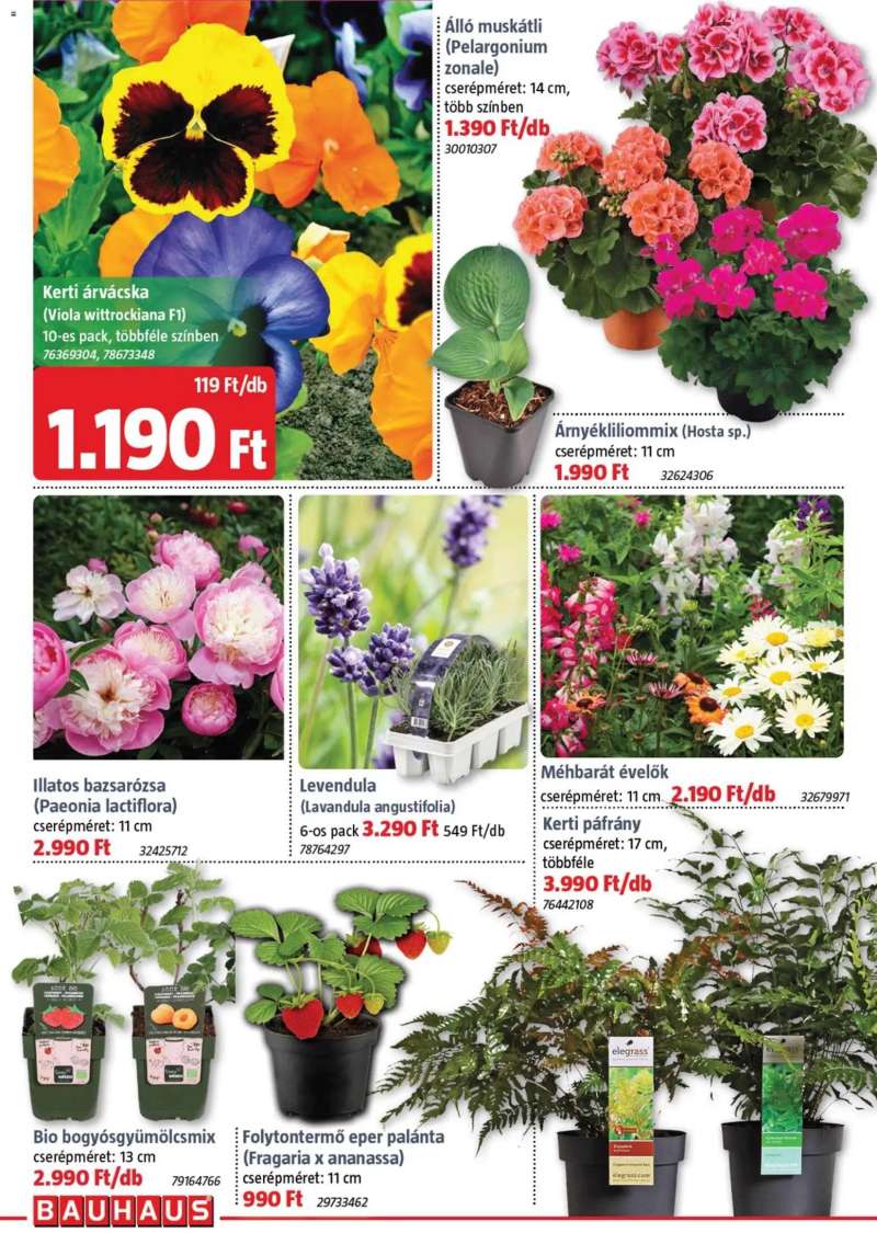 Bauhaus Bauhaus akciós újság 2 oldal