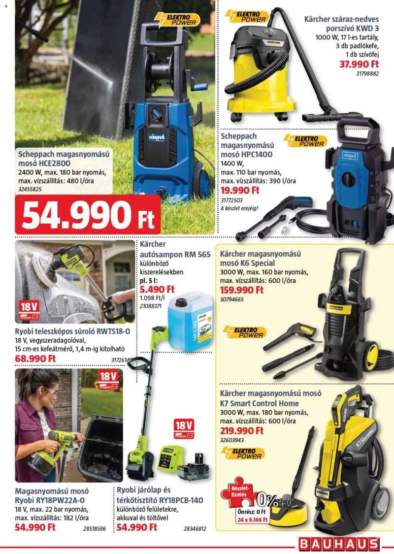 Bauhaus Bauhaus akciós újság 23 oldal