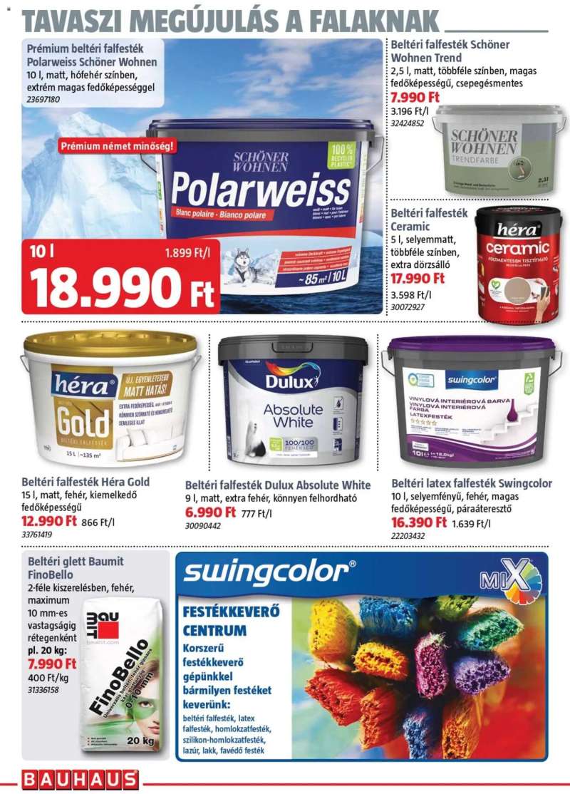 Bauhaus Bauhaus akciós újság 24 oldal