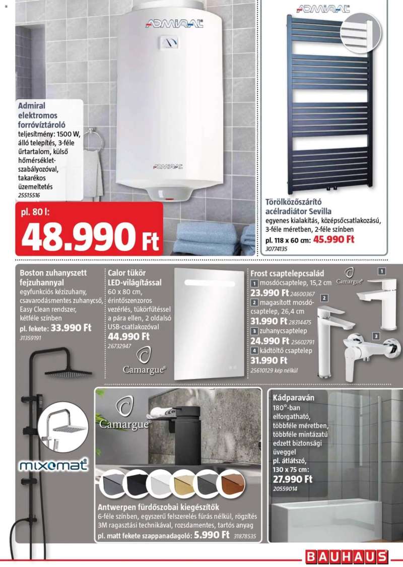 Bauhaus Bauhaus akciós újság 27 oldal