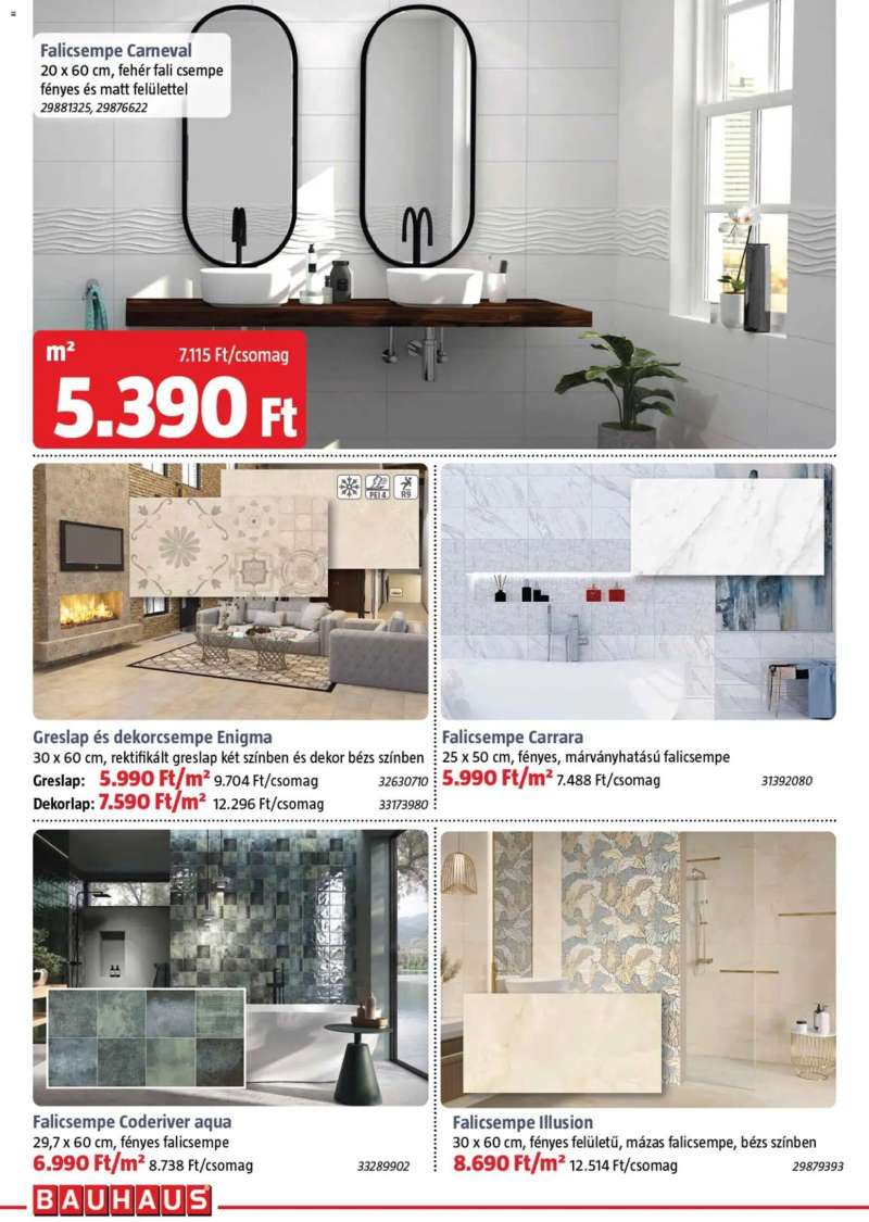 Bauhaus Bauhaus akciós újság 30 oldal