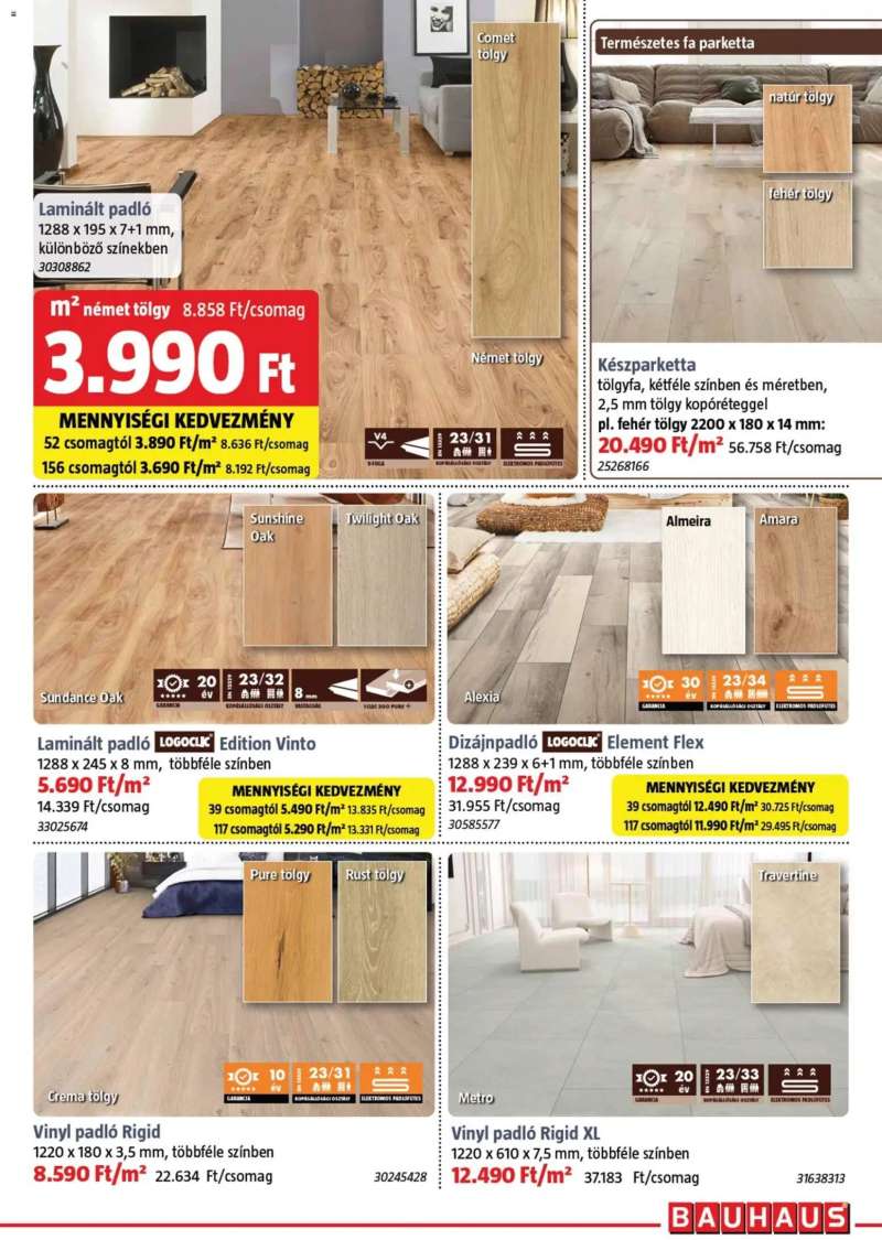 Bauhaus Bauhaus akciós újság 31 oldal
