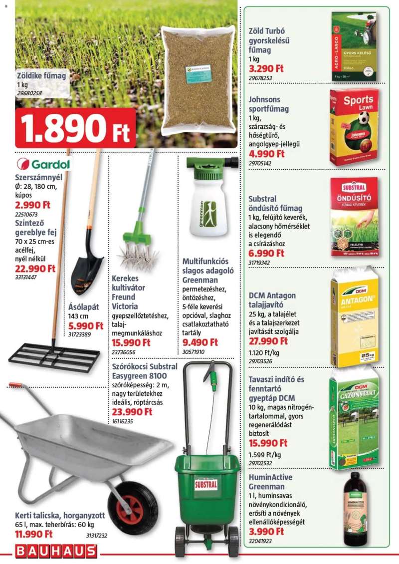 Bauhaus Bauhaus akciós újság 4 oldal