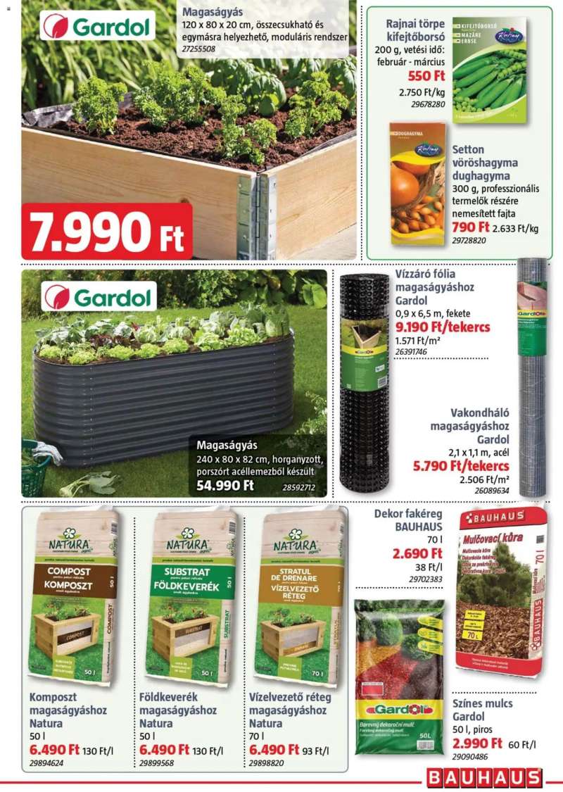Bauhaus Bauhaus akciós újság 5 oldal