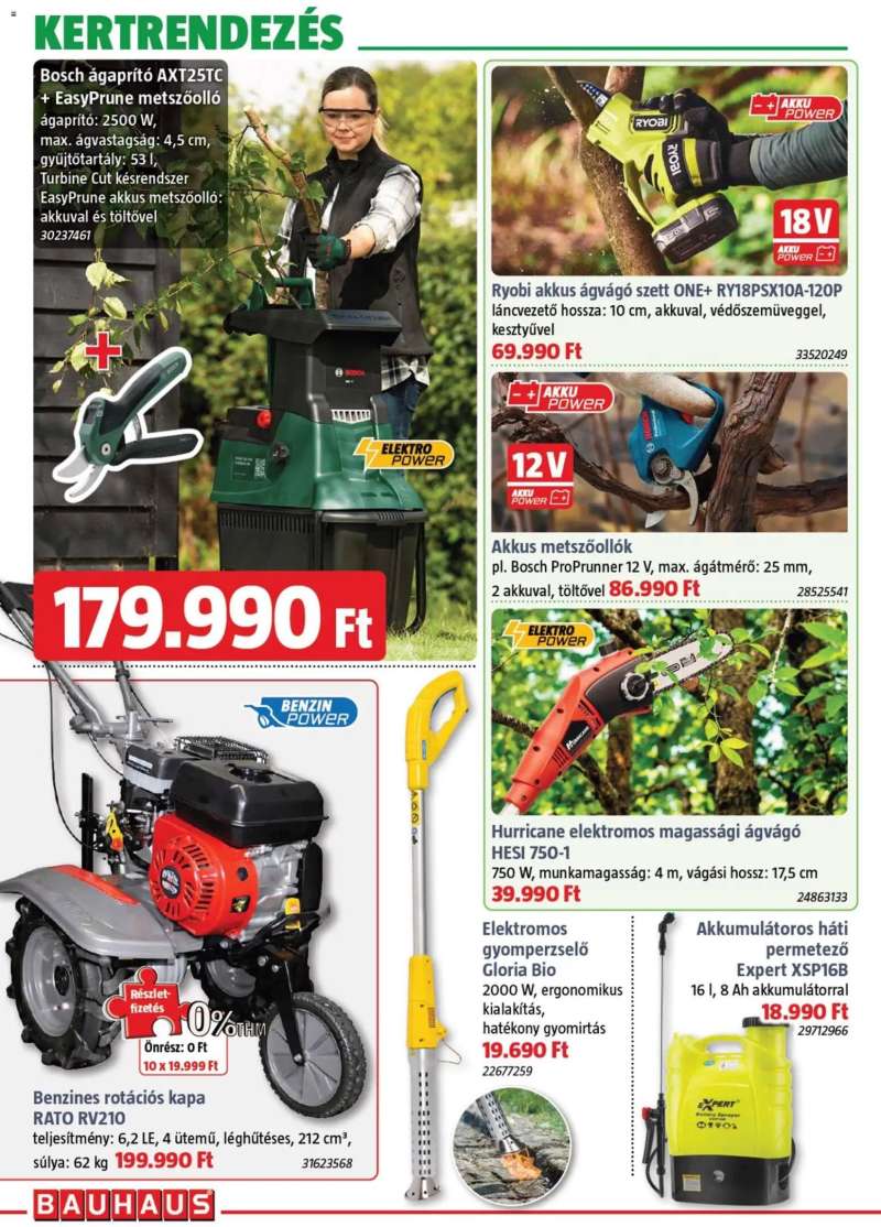 Bauhaus Bauhaus akciós újság 6 oldal