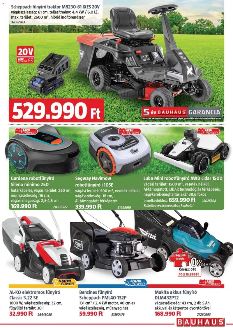 Bauhaus Bauhaus akciós újság 7 oldal