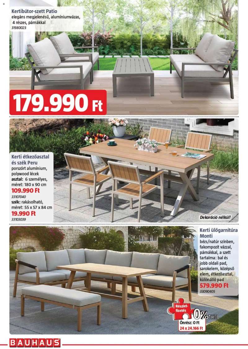 Bauhaus Bauhaus akciós újság 8 oldal