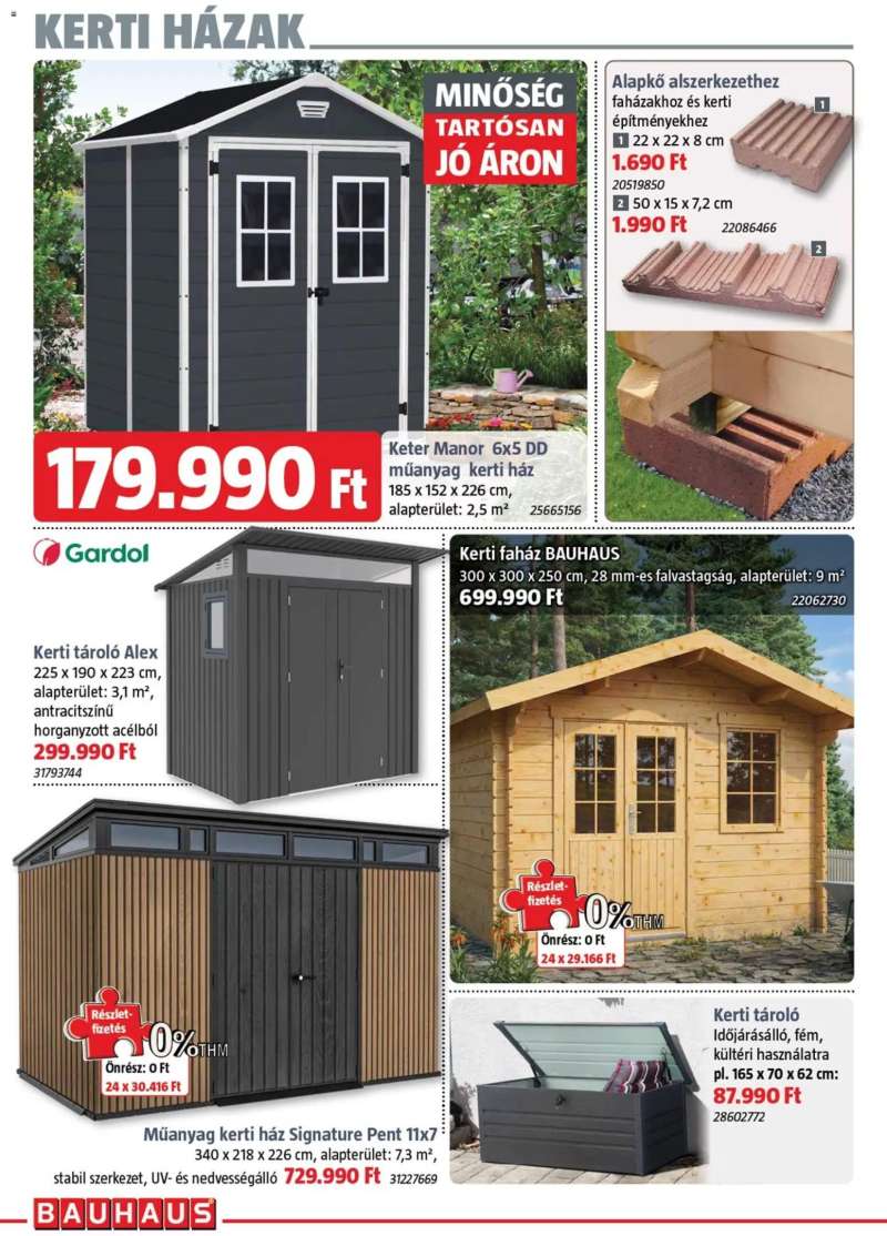 Bauhaus Bauhaus akciós újság 12 oldal