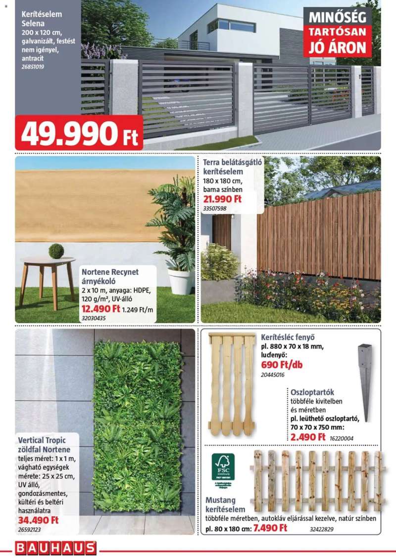 Bauhaus Bauhaus akciós újság 14 oldal