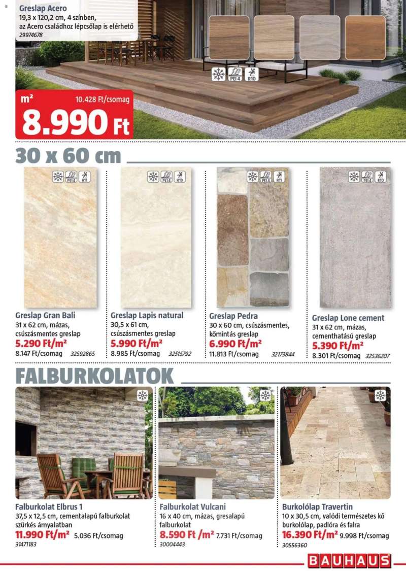 Bauhaus Bauhaus akciós újság 17 oldal