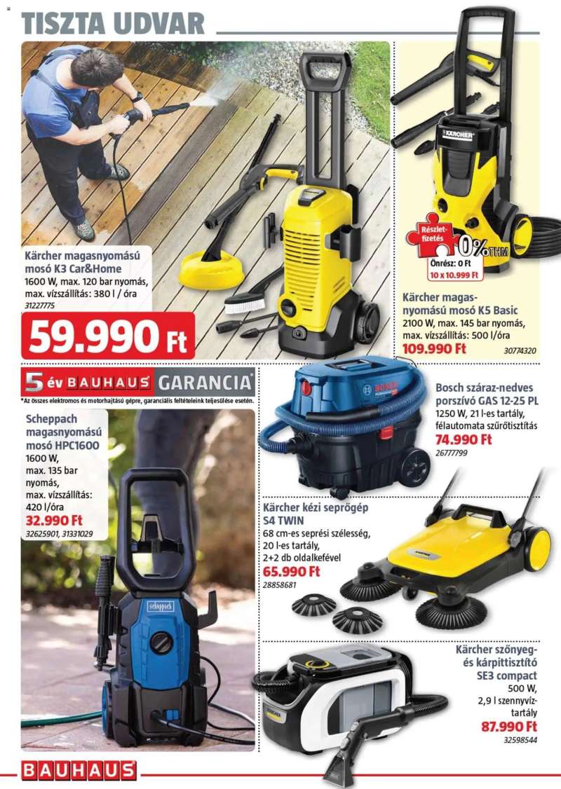 Bauhaus Bauhaus akciós újság 22 oldal