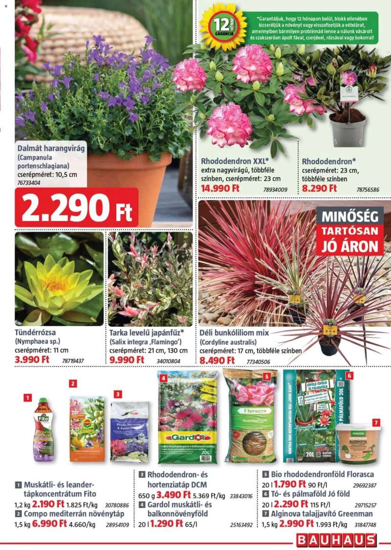 Bauhaus Bauhaus akciós újság 3 oldal