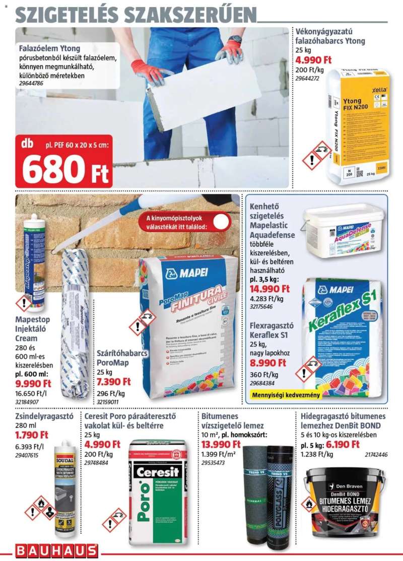 Bauhaus Bauhaus akciós újság 30 oldal