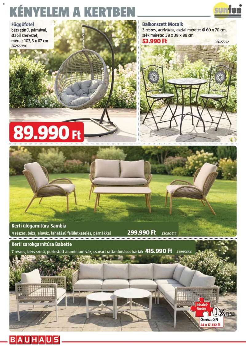 Bauhaus Bauhaus akciós újság 6 oldal