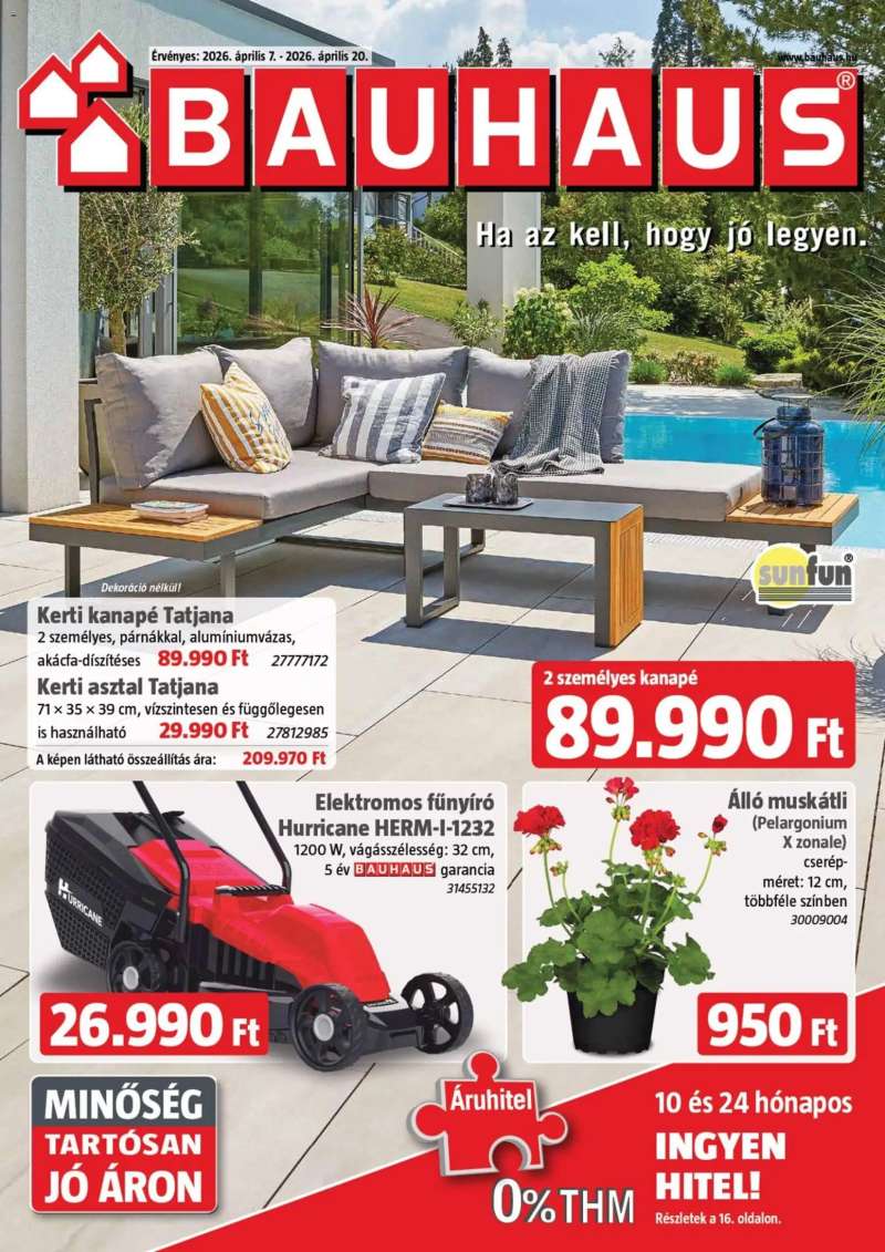 Bauhaus Bauhaus szórólap 1 oldal