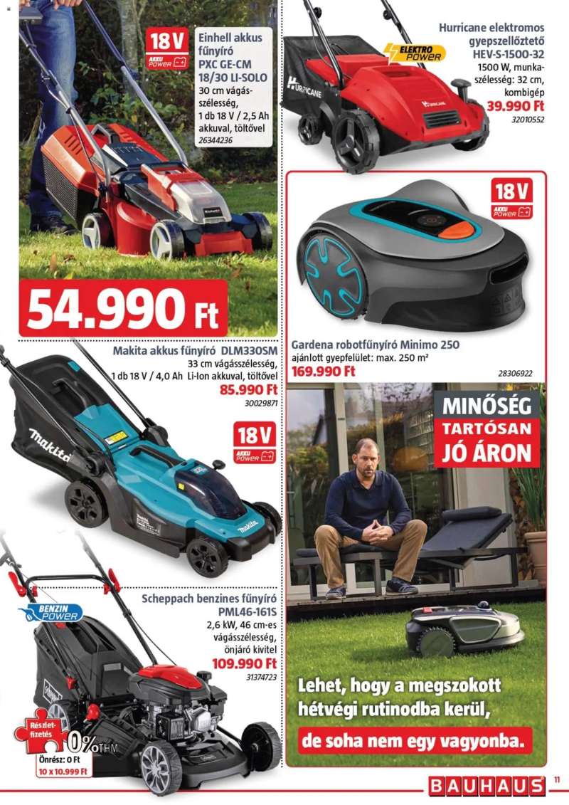 Bauhaus Bauhaus szórólap 11 oldal