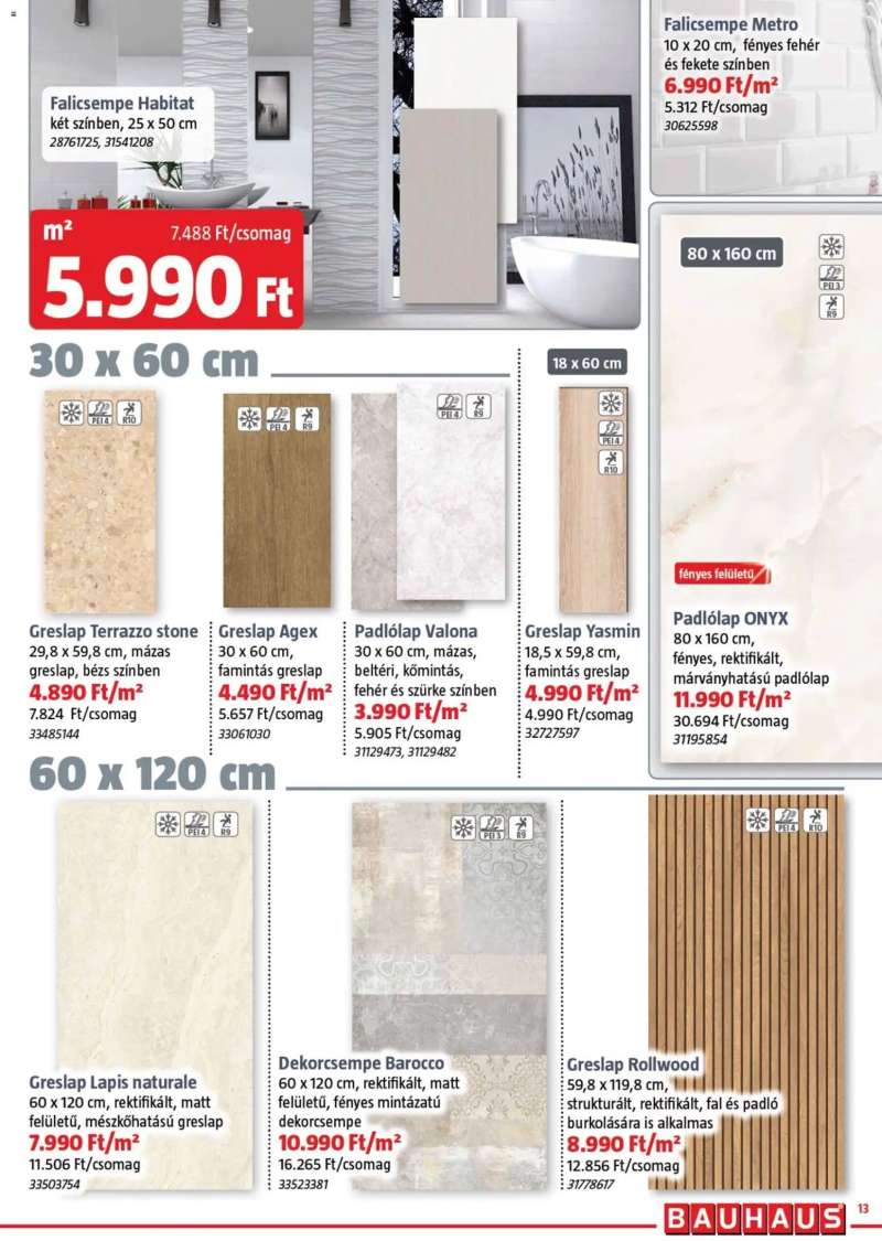 Bauhaus Bauhaus szórólap 13 oldal