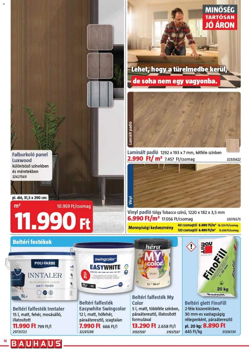 Bauhaus Bauhaus szórólap 14 oldal
