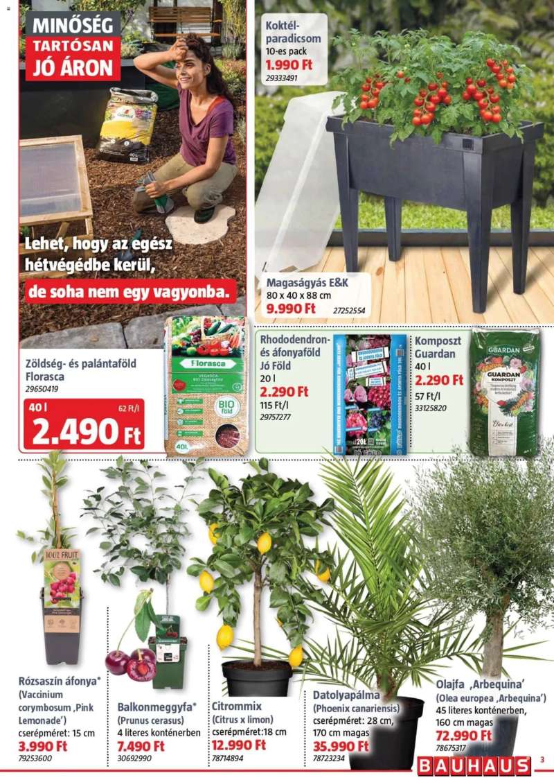 Bauhaus Bauhaus szórólap 3 oldal