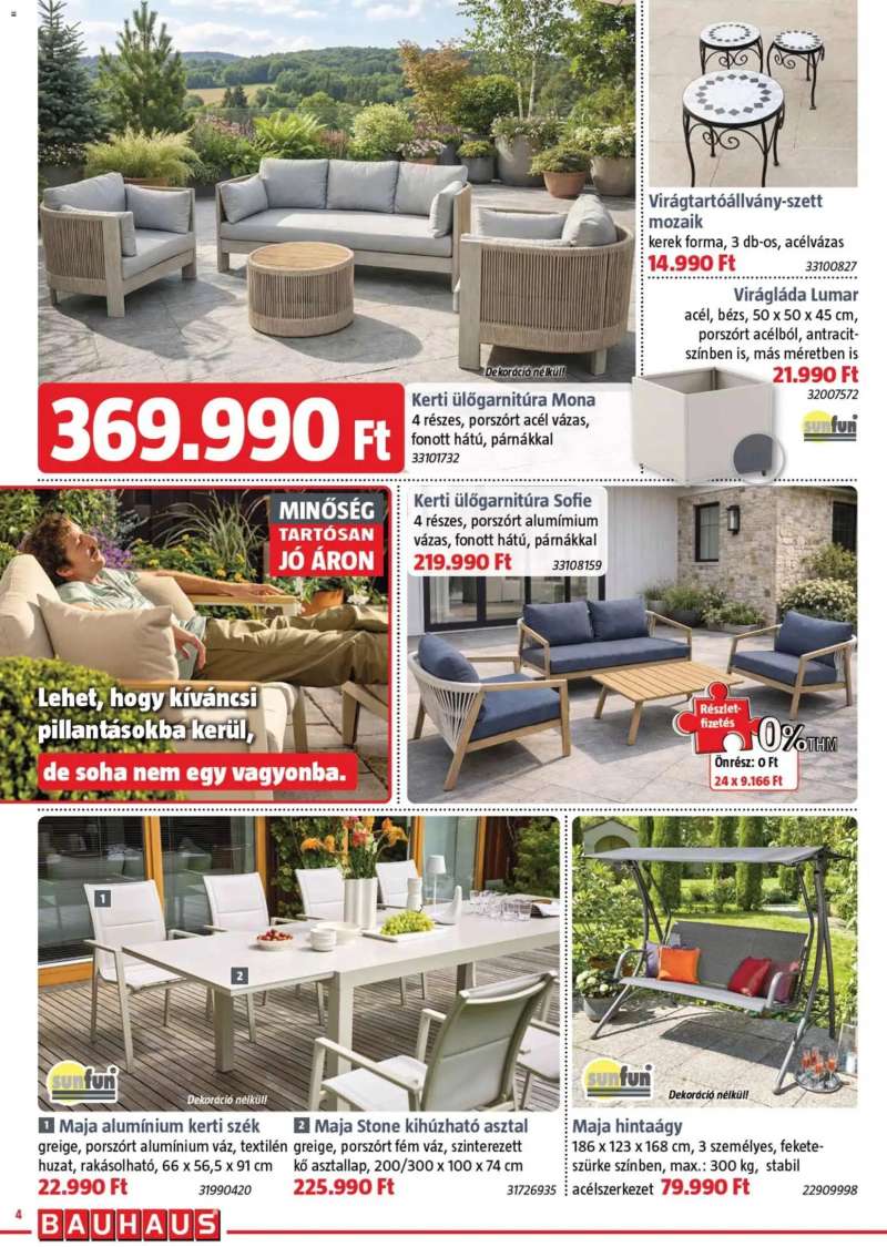 Bauhaus Bauhaus szórólap 4 oldal