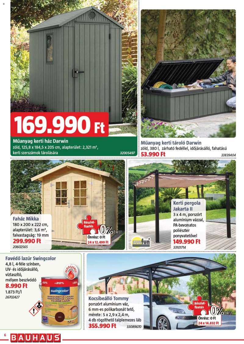 Bauhaus Bauhaus szórólap 6 oldal