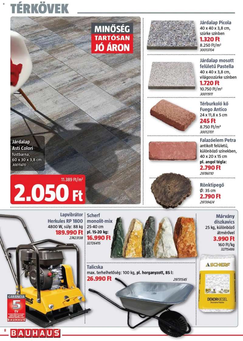 Bauhaus Bauhaus szórólap 8 oldal