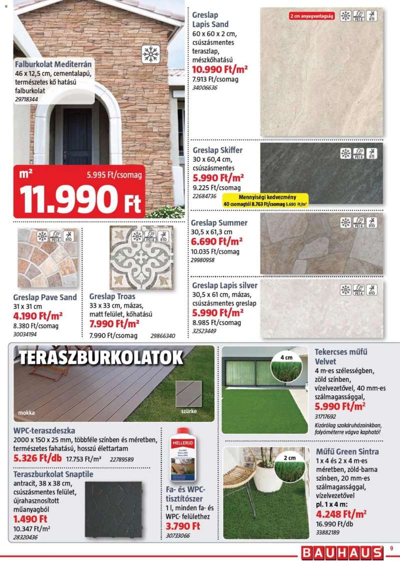 Bauhaus Bauhaus szórólap 9 oldal