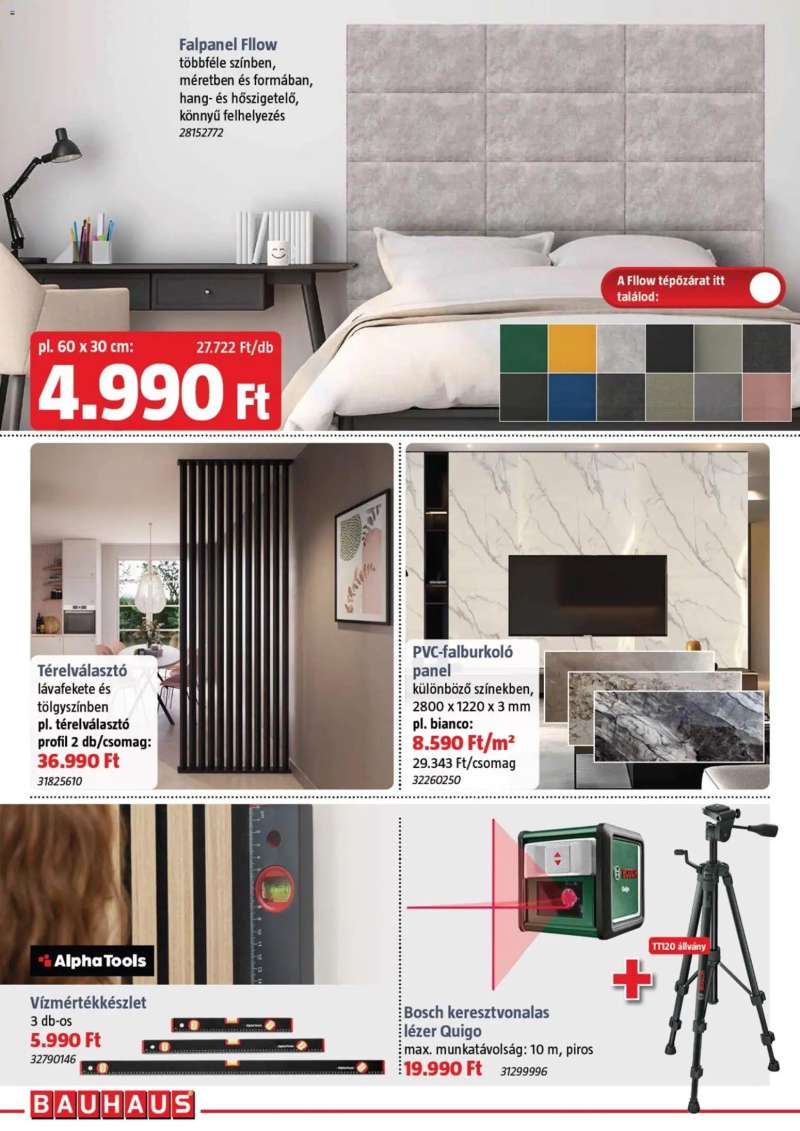 Bauhaus Bauhaus akciós újság 20 oldal