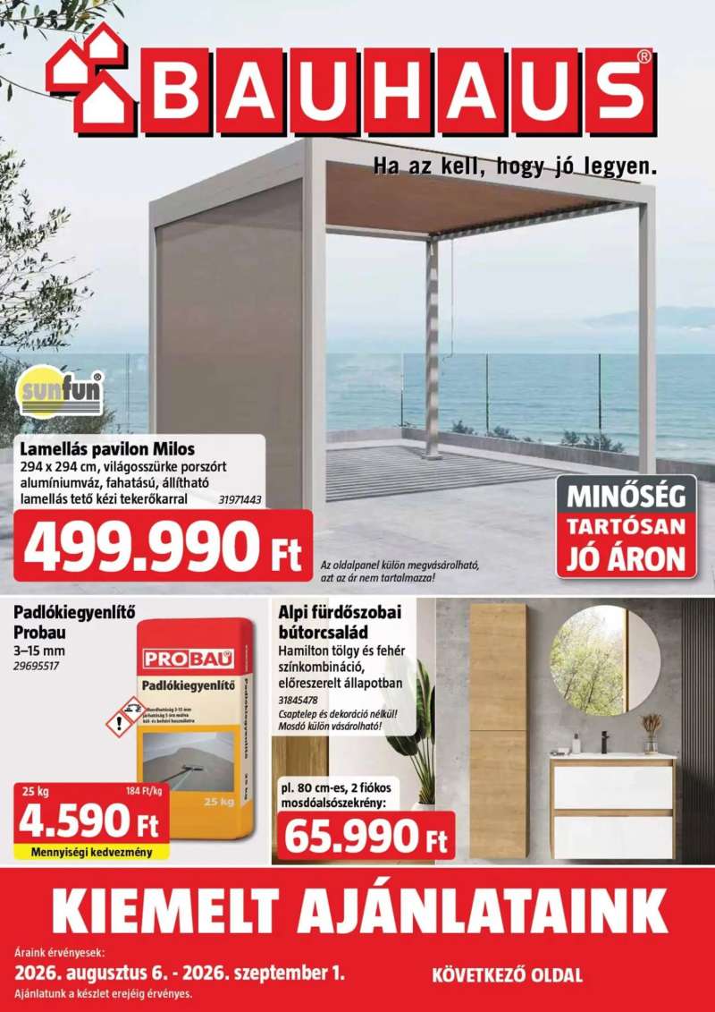 Bauhaus Bauhaus akciós újság 1 oldal