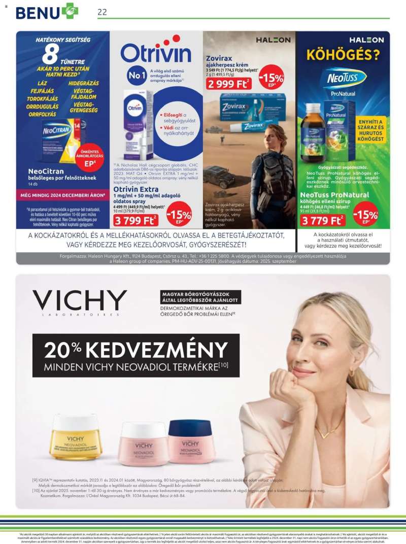 BENU Gyógyszertárak Akciós újság BENU Gyógyszertárak 21 oldal