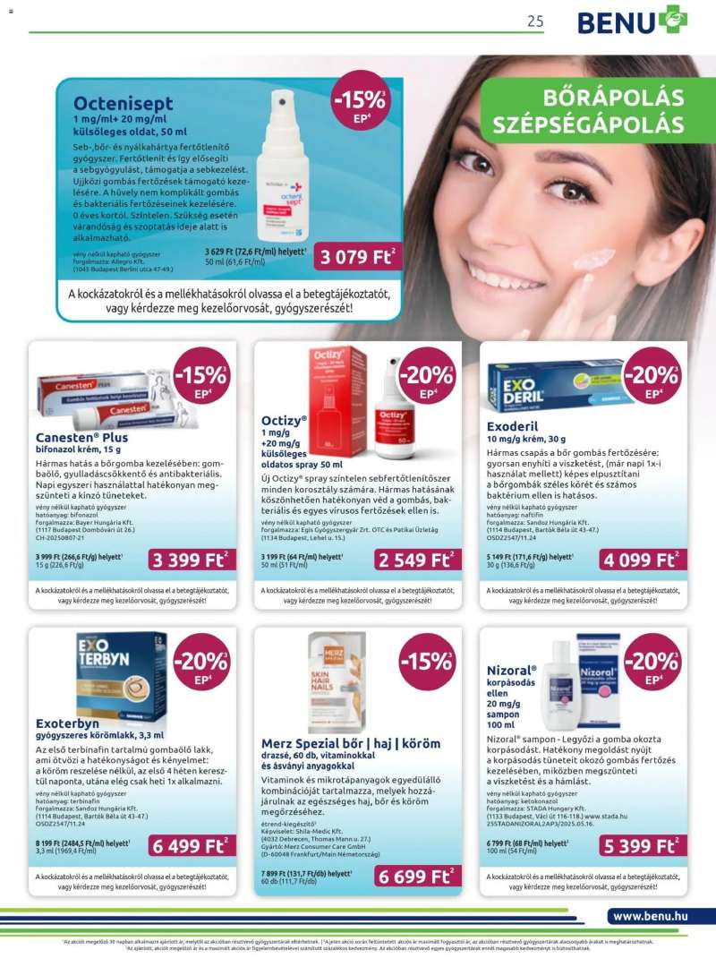 BENU Gyógyszertárak Akciós újság BENU Gyógyszertárak 24 oldal