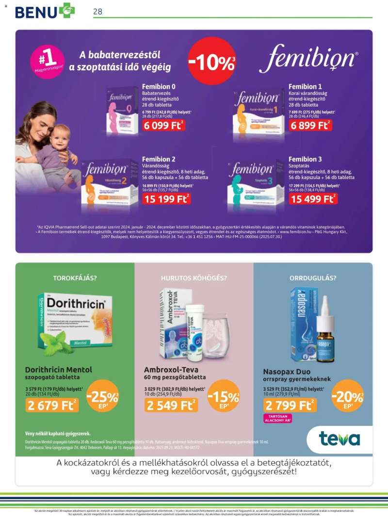BENU Gyógyszertárak Akciós újság BENU Gyógyszertárak 27 oldal