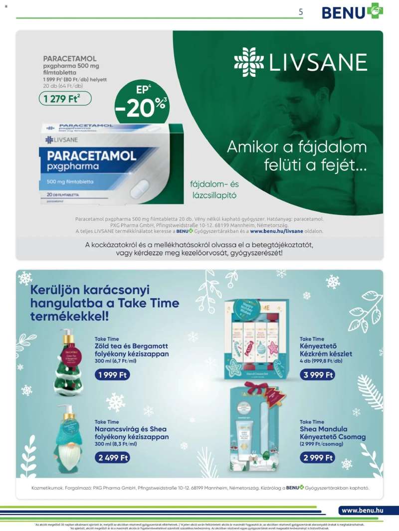 BENU Gyógyszertárak Akciós újság BENU Gyógyszertárak 4 oldal