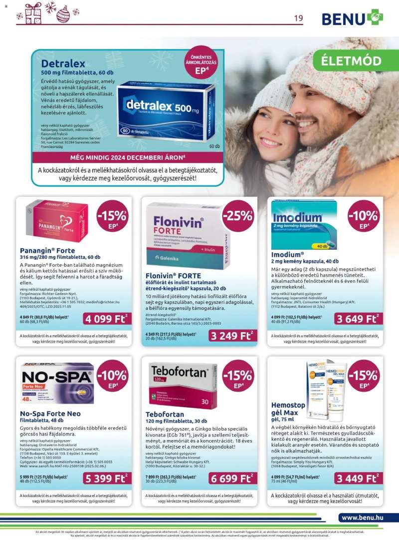 BENU Gyógyszertárak Akciós újság BENU Gyógyszertárak 19 oldal