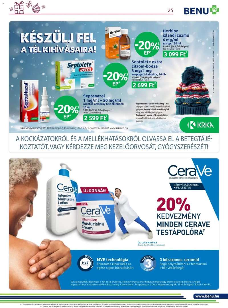 BENU Gyógyszertárak Akciós újság BENU Gyógyszertárak 25 oldal