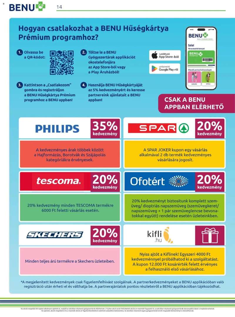 BENU Gyógyszertárak Akciós újság BENU Gyógyszertárak 14 oldal
