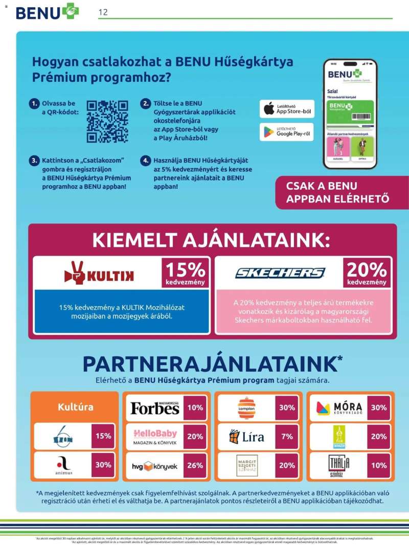 BENU Gyógyszertárak BENU Gyógyszertárak akciós újság 12 oldal