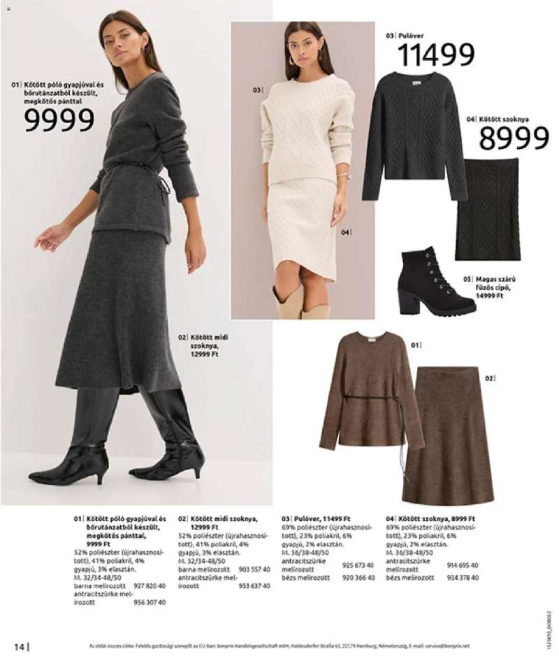 Bonprix Bonprix katalógus - Az ősz stílusában 16 oldal