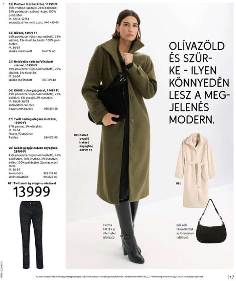 Bonprix Bonprix katalógus - Az ősz stílusában 19 oldal