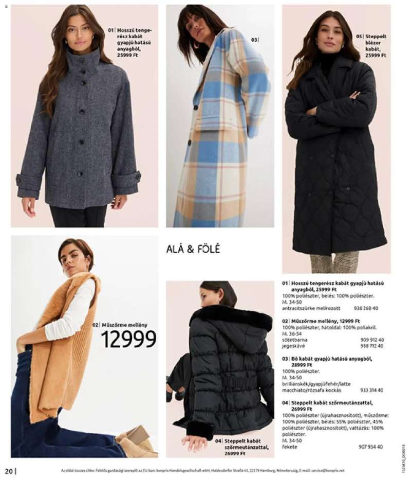 Bonprix Bonprix katalógus - Az ősz stílusában 22 oldal