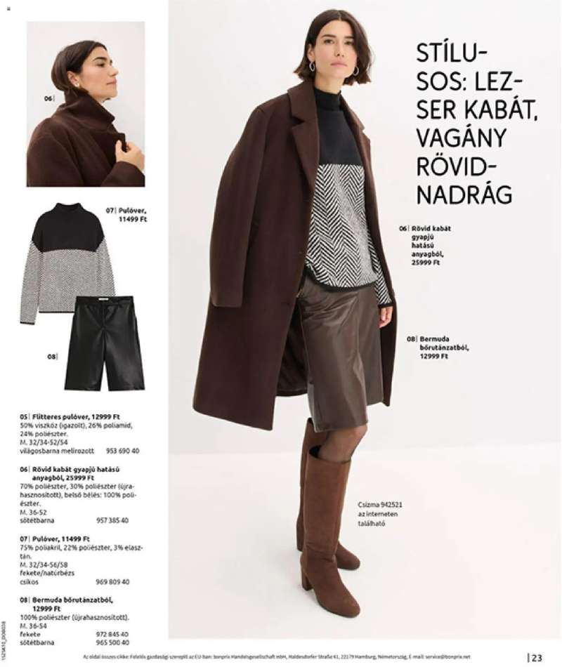 Bonprix Bonprix katalógus - Az ősz stílusában 25 oldal