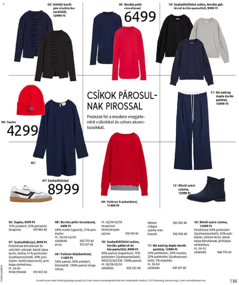 Bonprix Bonprix katalógus - Az ősz stílusában 37 oldal