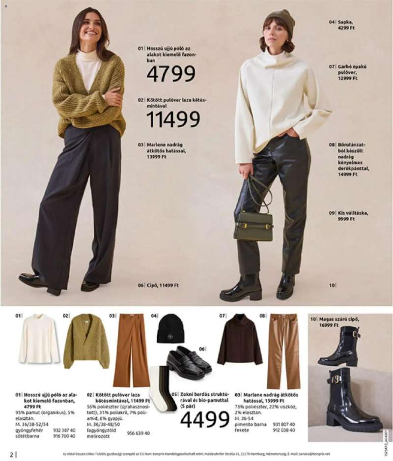 Bonprix Bonprix katalógus - Az ősz stílusában 4 oldal