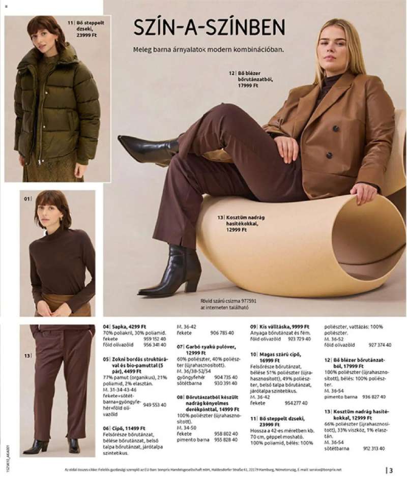 Bonprix Bonprix katalógus - Az ősz stílusában 5 oldal