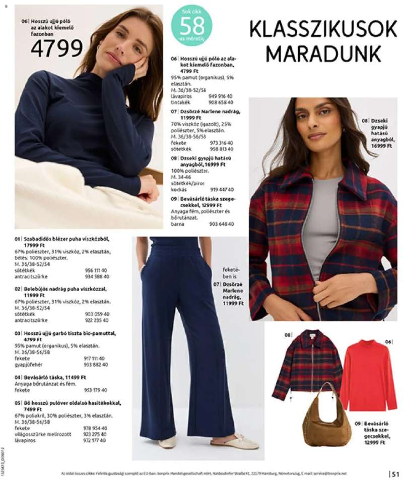 Bonprix Bonprix katalógus - Az ősz stílusában 53 oldal