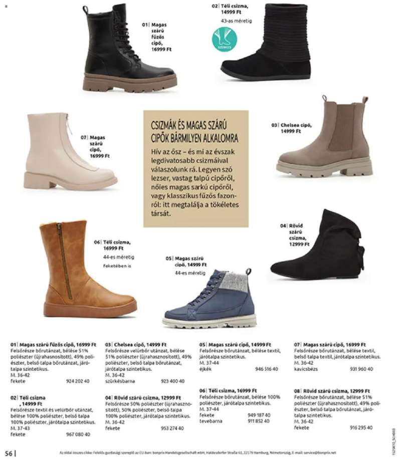 Bonprix Bonprix katalógus - Az ősz stílusában 58 oldal