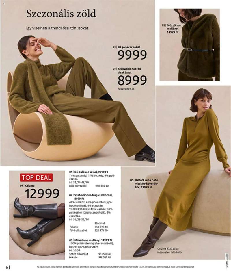 Bonprix Bonprix katalógus - Az ősz stílusában 8 oldal