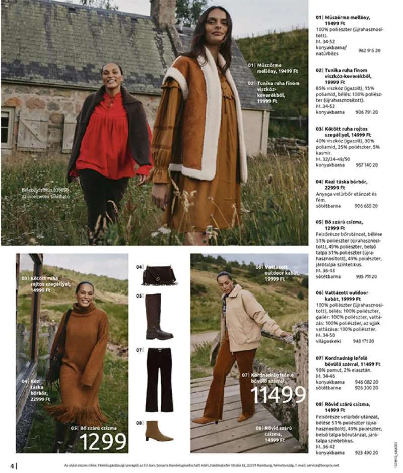 Bonprix Bonprix katalógus - Új, Vidéki Romantika 6 oldal